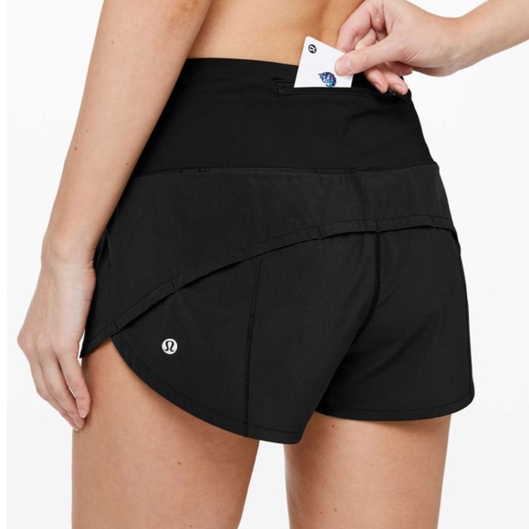 Lululemon Speed Up Short High-Rise *2.5", Black, Size 6 - Picture 2 of 5